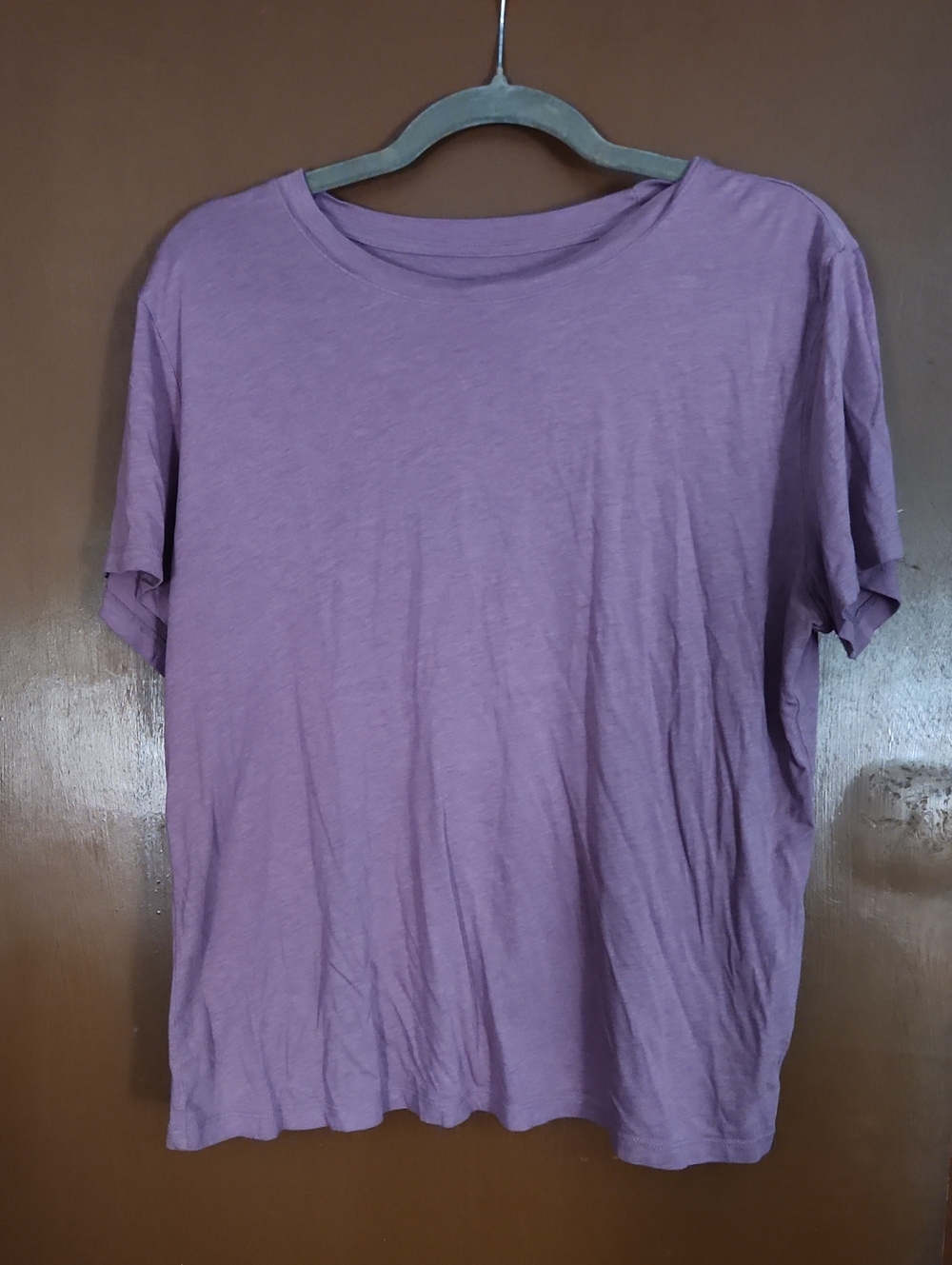 Crew Neck T-Shirt - Purple